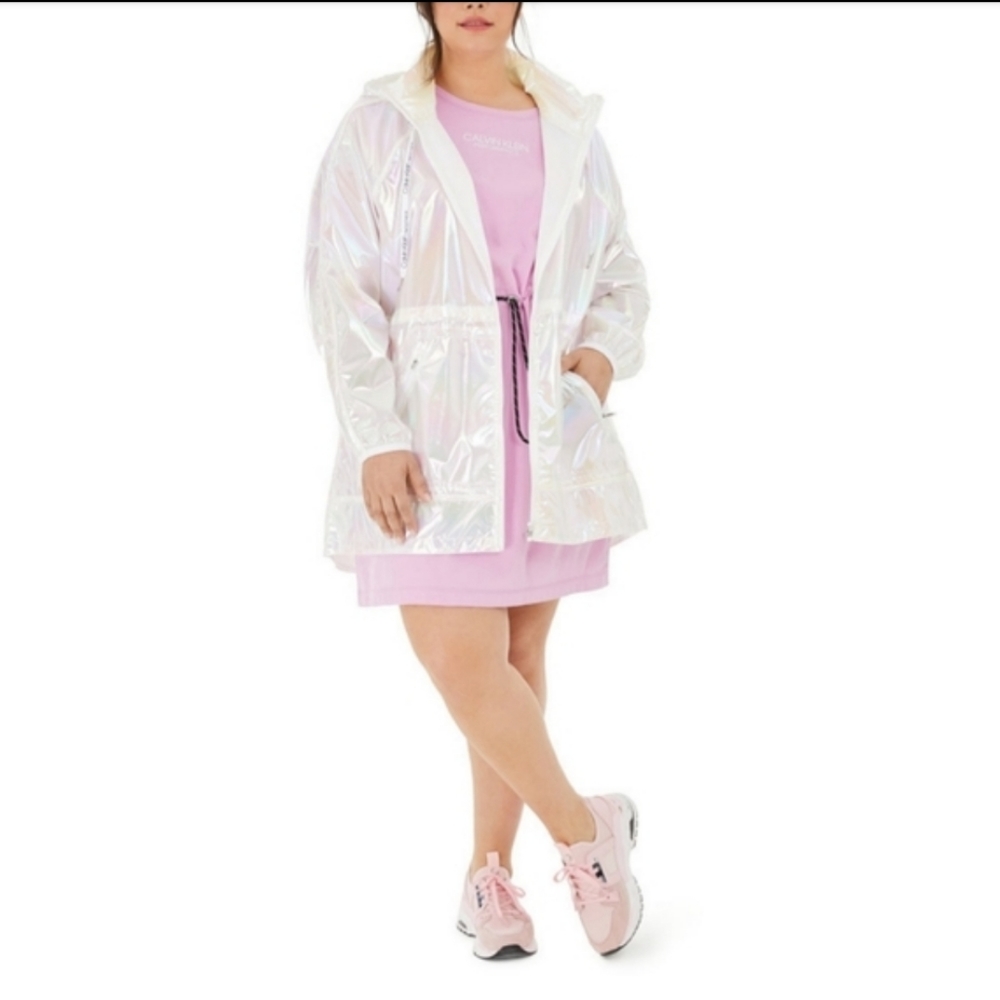 Calvin Klein Iridescent rain jacket